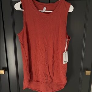 STYLUS Sleeveless Terracotta Tank Top